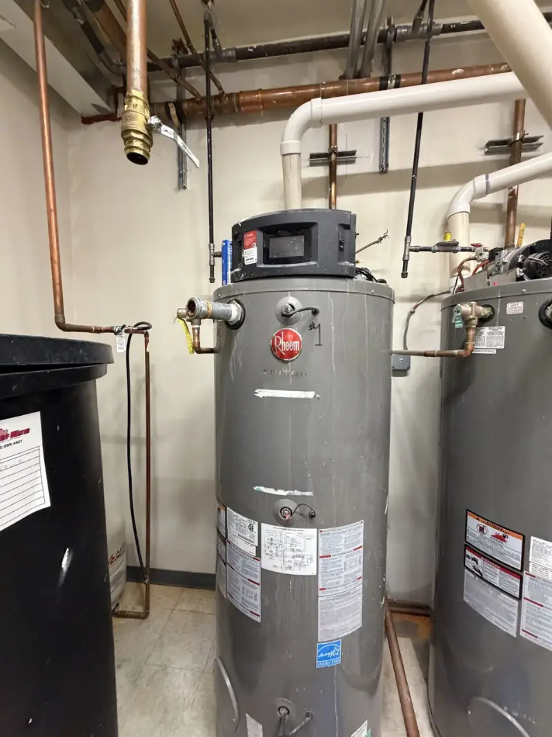 Commercial water heaters installed by Desert Water