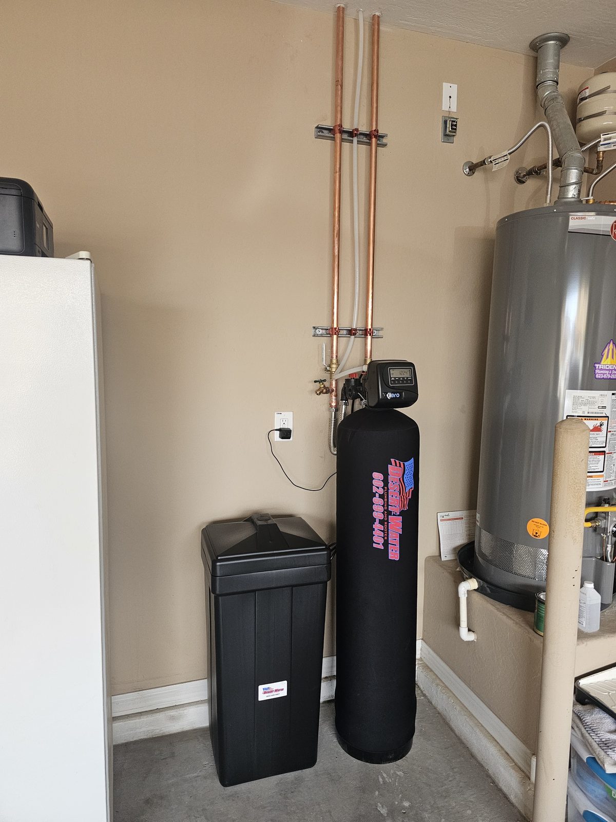 Water softener installed by Desert Water